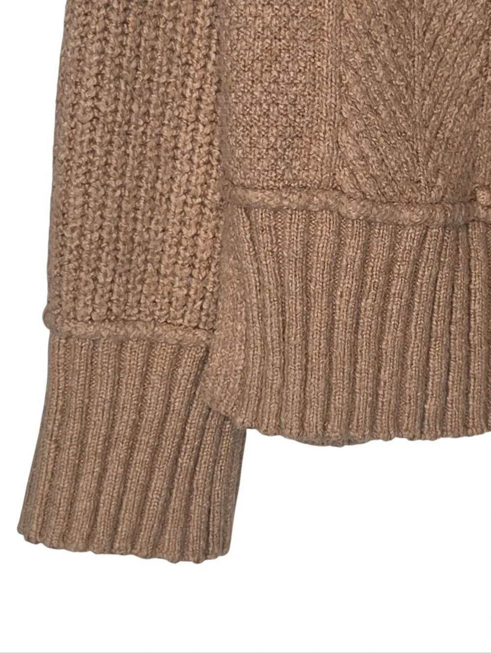 Maeve By Anthropologie Womens Brown The Tillie V Neck Pullover Sweater Small